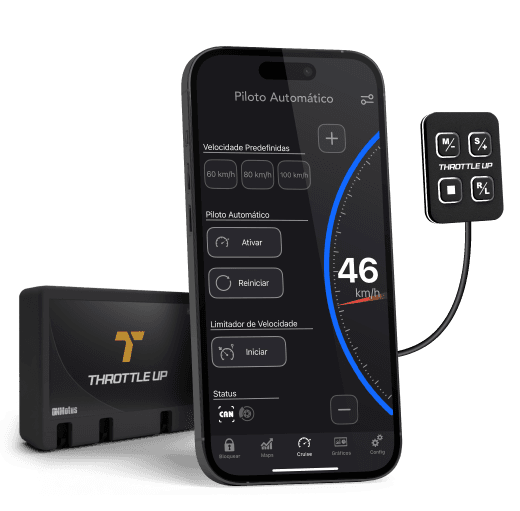 Throttle Up - Sistema 6 em 1 OnMotus: piloto automático, controle remoto e aplicativo móvel