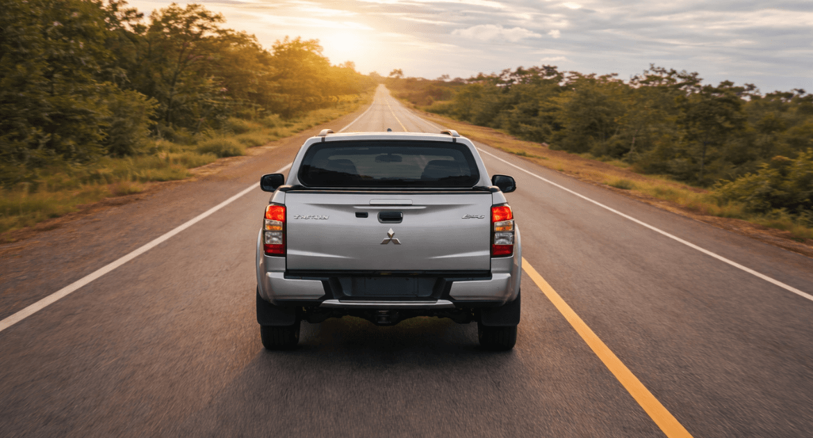 Interior de carro com foco no volante e no painel